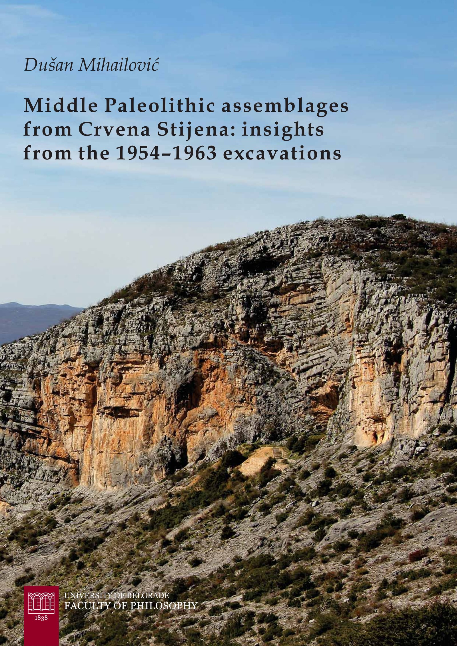 Middle Paleolithic assemblages from Crvena Stijena